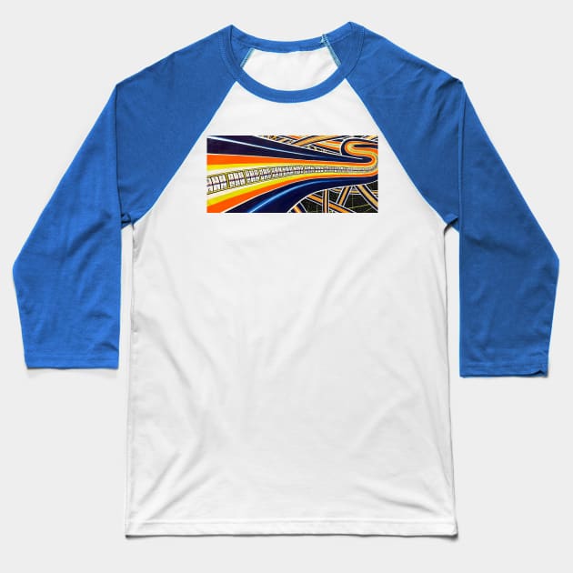 It Keeps Spinning Baseball T-Shirt by SeanKalleyArt